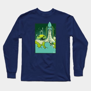 Space Rocket Long Sleeve T-Shirt